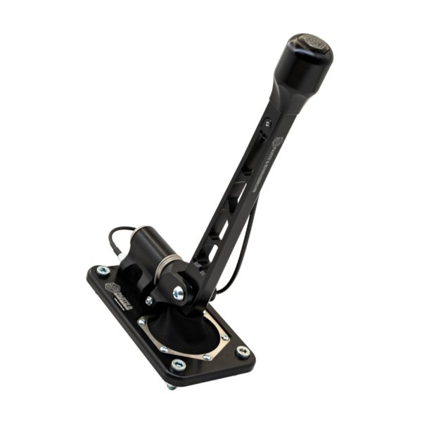 BMW short shifter front view CNC machined aluminium