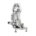 NP Elite hub stand close-up showing precision CNC machining and load transfer bearings