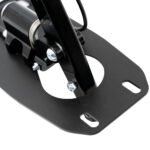 Audi A4 01E short shifter with 315mm handle, CNC-machined 6082-T6 aluminium, black anodized finish, centering spring and adjustable gear lock; fits Audi 80 B4 and Audi A4 B5/B6/B7 (01E/01X/02X/0A3)