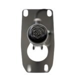 Audi A4 01E short shifter with 315mm handle, CNC-machined 6082-T6 aluminium, black anodized finish, centering spring and adjustable gear lock; fits Audi 80 B4 and Audi A4 B5/B6/B7 (01E/01X/02X/0A3)