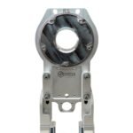 Elite Hub Stand Top View - CNC Machined Mounting Plate with Load Transfer Bearings for Precise Wheel Center Alignment