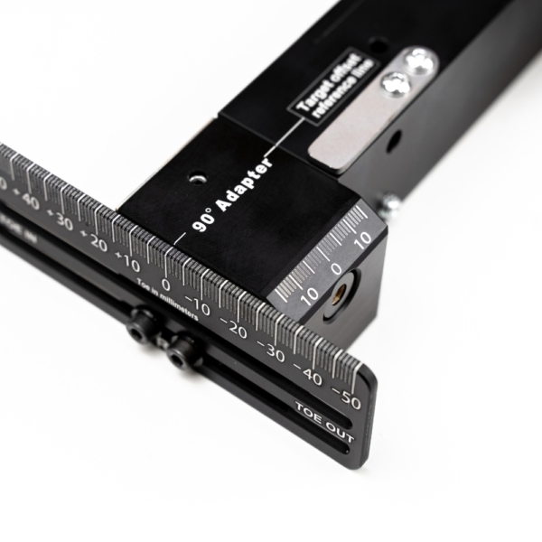 NP 90 Degree adapter for laser alignment – CNC machined aluminium toe measurement adapter for hub stand laser kit