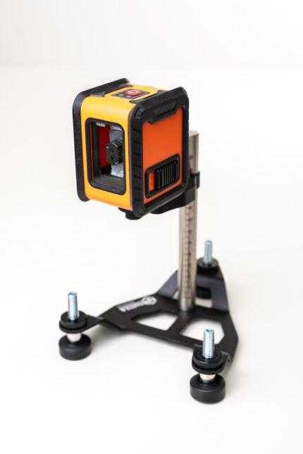 Adjustable laser leveling tool stand made from 6082 T6 aluminium