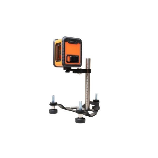 Adjustable laser leveling tool stand made from 6082 T6 aluminium