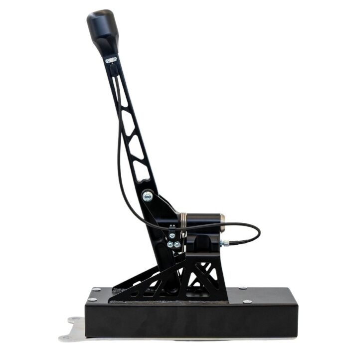 VW Golf MK4 Short Shifter for VAG gearboxes, CNC machined from 6082-T6 aluminum with bearings for precise, smooth gear changes. Mounts in the original shifter position and features an adjustable gear locking range with a shift knob release button for controlled, very short gear travel.