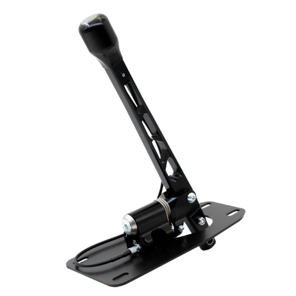 Audi A4 01E short shifter โ right side view of performance manual transmission shift mechanism, upgraded quick-shift assembly for Audi A4 with 01E gearbox.