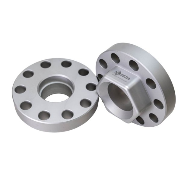 NP Run-UP Hub – 6082 aluminium run-up hub for GT3 and GT4 race cars, front view