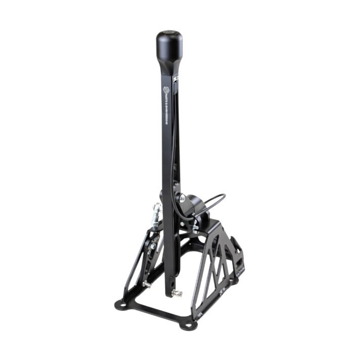 Opel Astra H M32 short shifter – CNC machined 6082-T6 aluminum billet with gear locking mechanism, black anodized finish