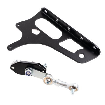 Bosch throttle sensor linkage bracket – CNC machined black aluminium throttle bracket for motorsport pedal box accessories