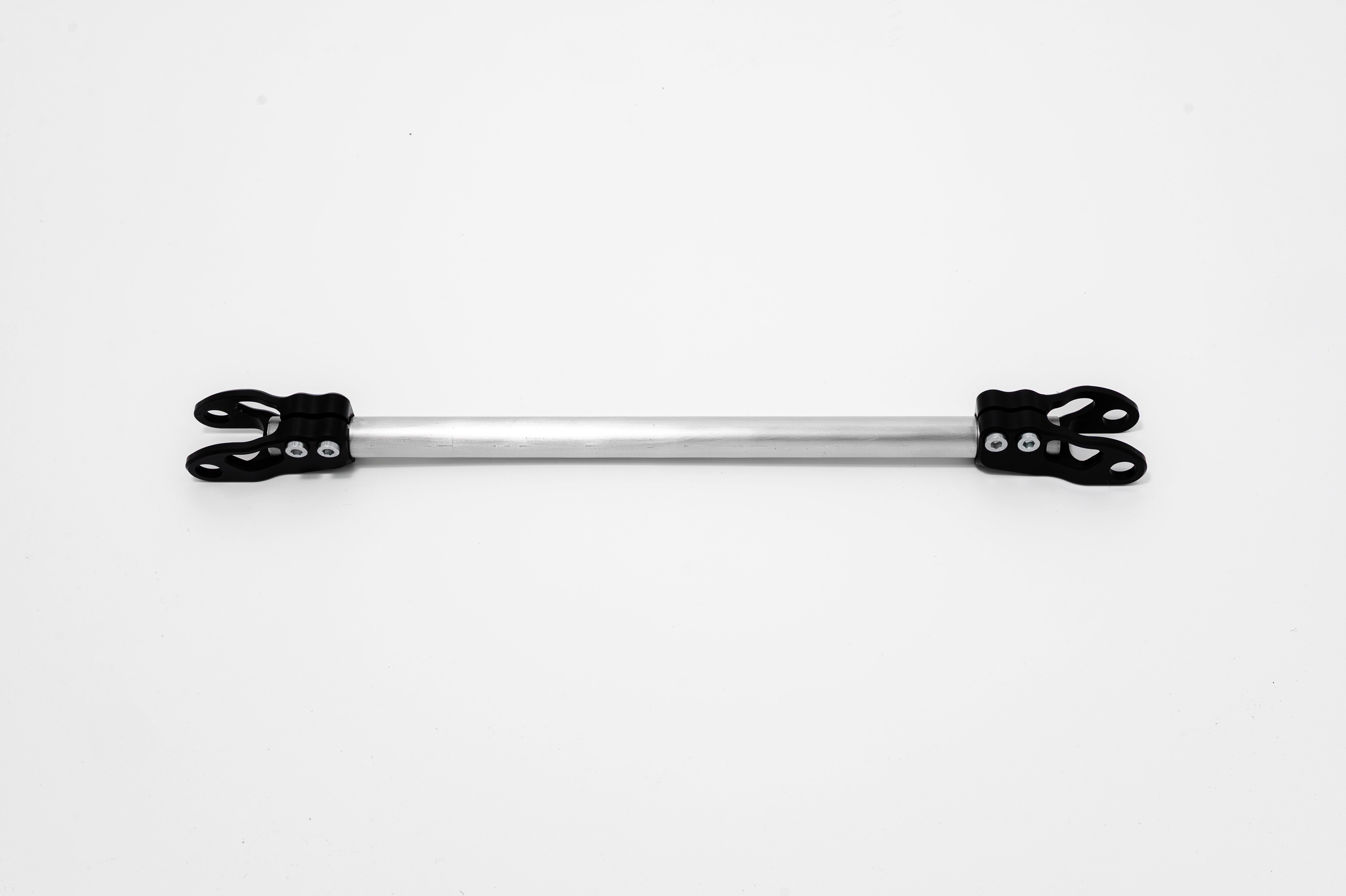 BMW Short shifter DSSR linkage rod with black mounts and silver bar