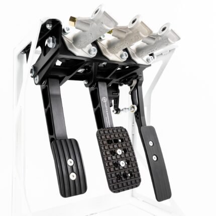 op mounted pedalbox full assembly black three pedal setup