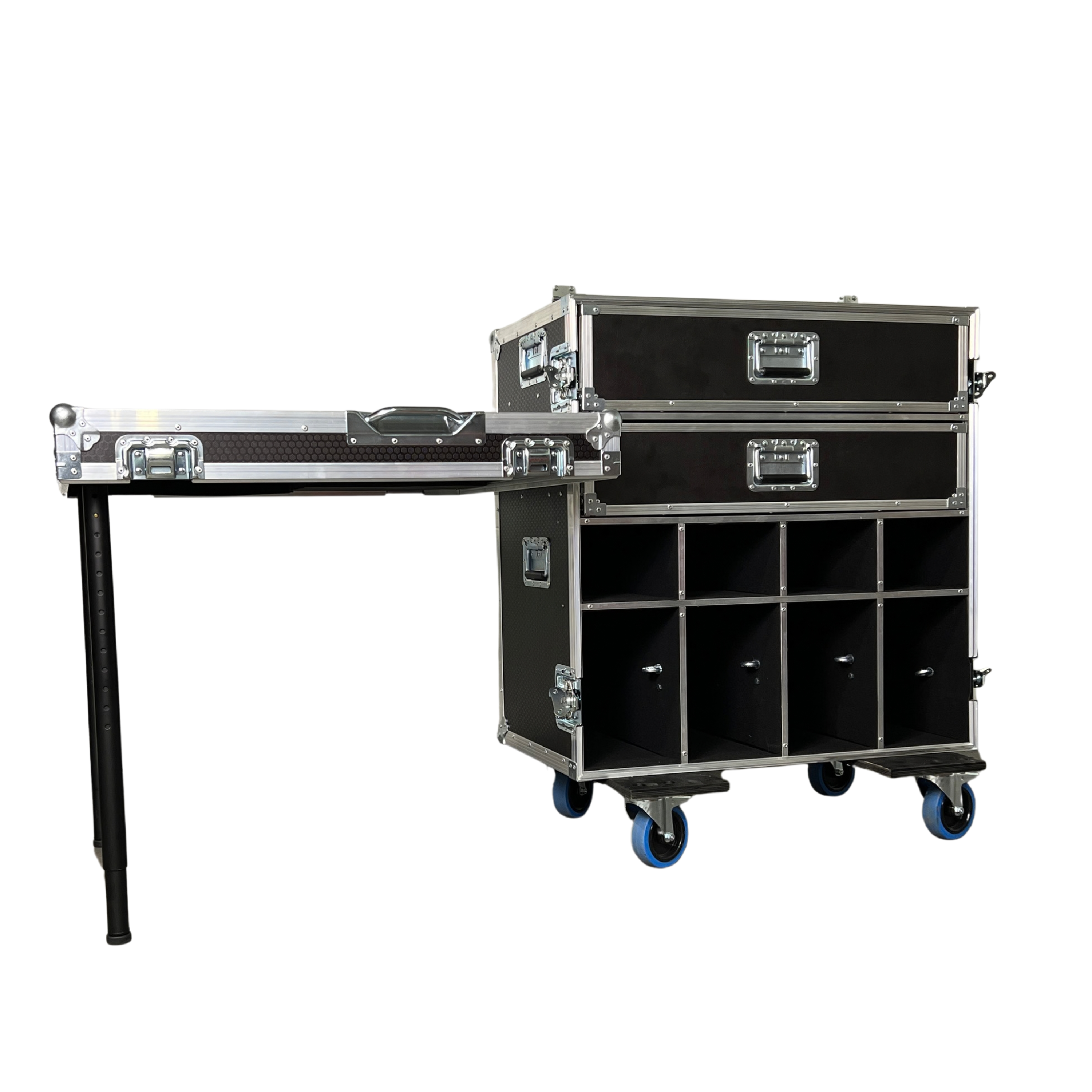 Elite Hard transportation case (Table and drawer design)