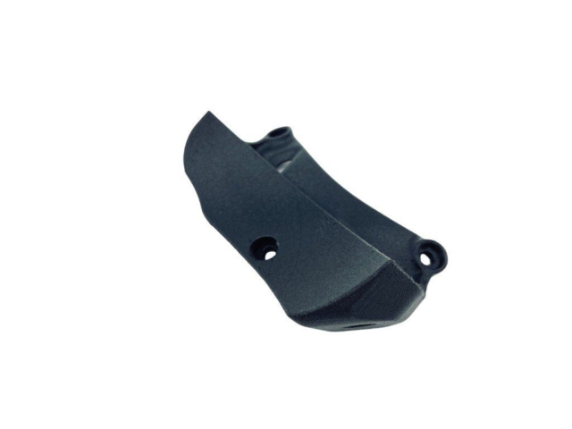 Black PA-GF 3D printed expansion tank bracket mounted on a BMW E46 strut tower