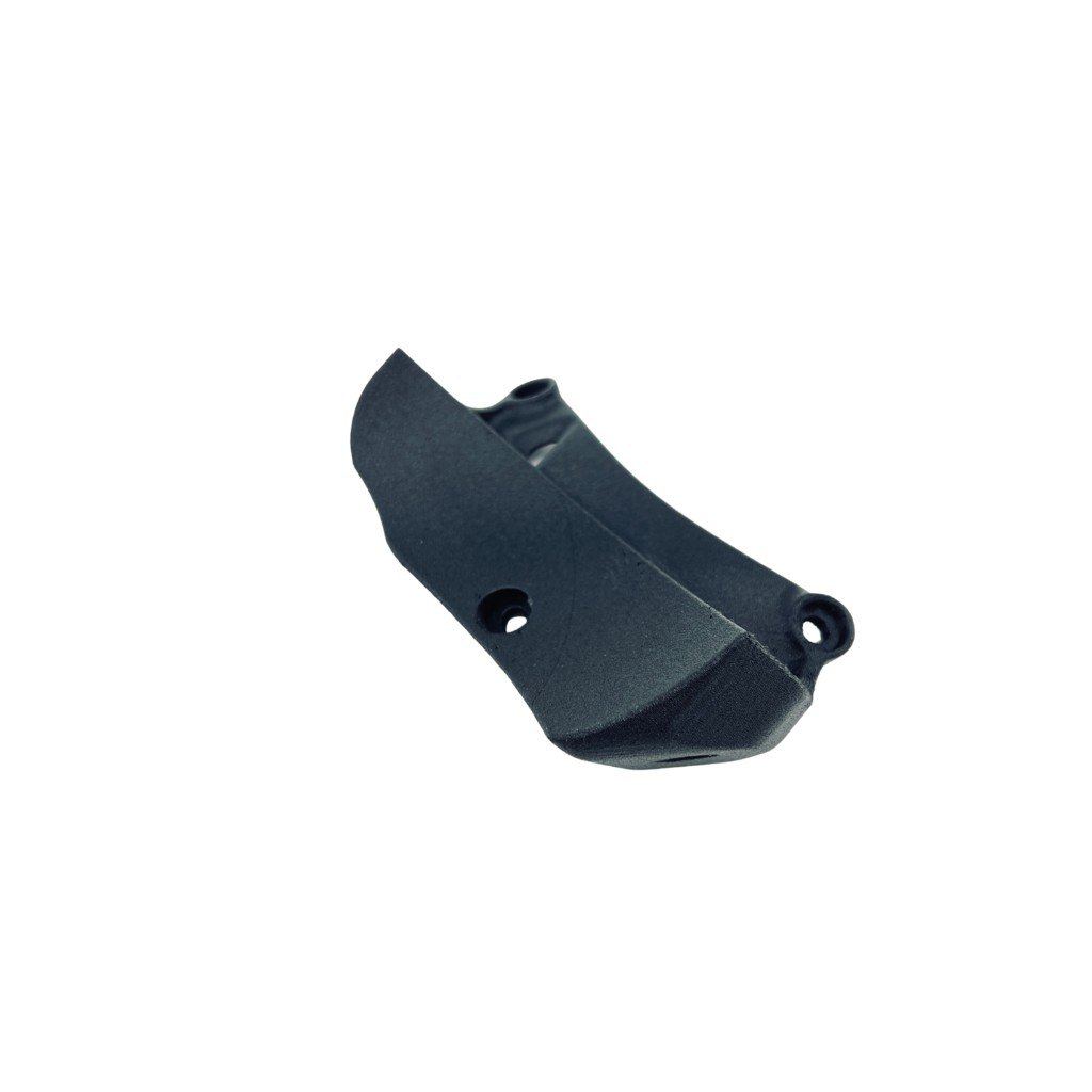 Black PA-GF 3D printed expansion tank bracket mounted on a BMW E46 strut tower